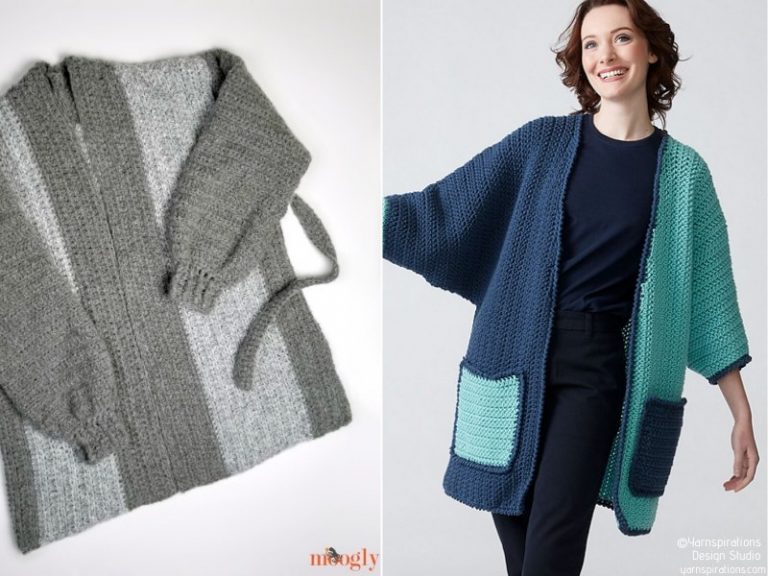 Trendy Oversized Cardigans Free Crochet Patterns