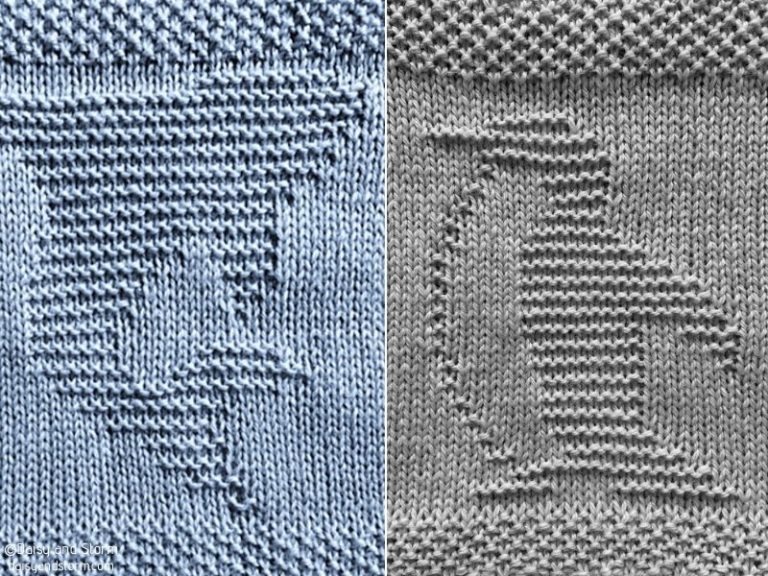 Water Animal Squares Free Knitting Patterns