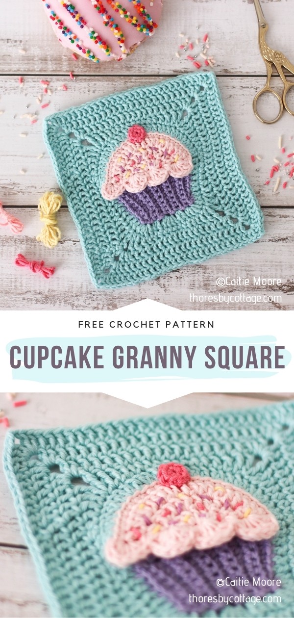 Cupcake granny square
