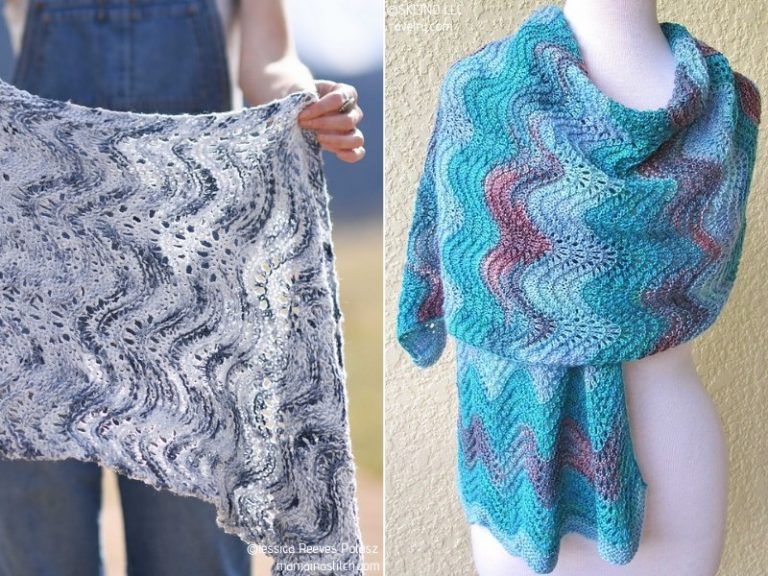 Knit Floral Blocks - Free Patterns