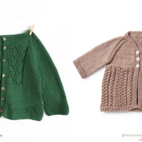 Chic Baby Cardigans Free Knitting Patterns