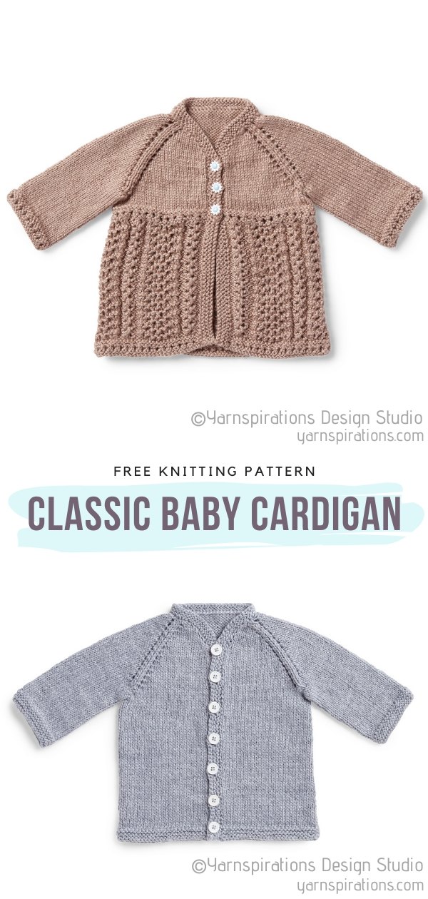 Knit Baby Cardigan