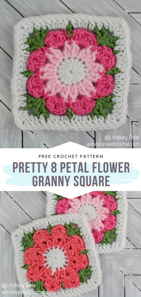 Charming Flower Squares - Free Crochet Patterns