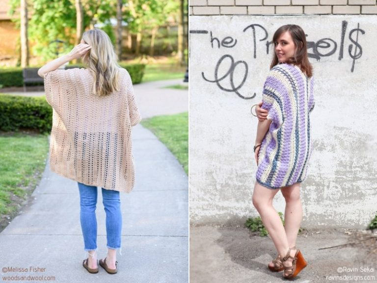 Pretty Summer Crochet Kimonos