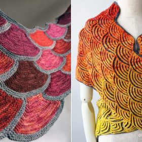 Stunning Modular Shawls Free Knitting Patterns