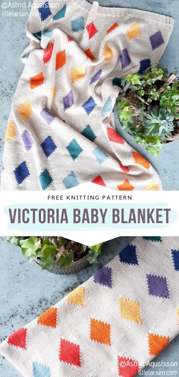 knitted baby blanket