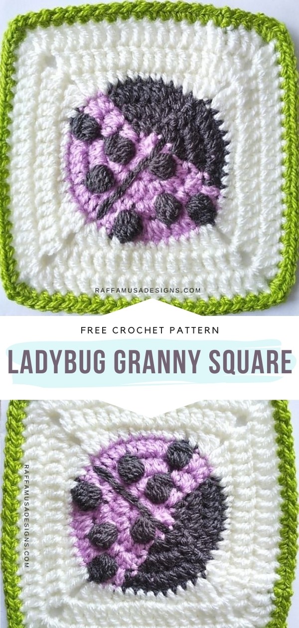 Ladybug Granny Square