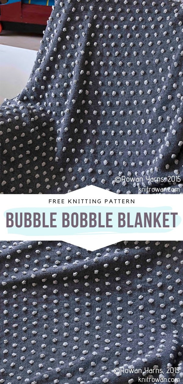 Bobble Knitted Blanket 