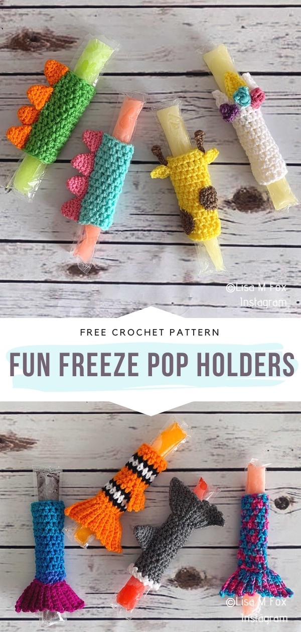 Crochet Pop Holders