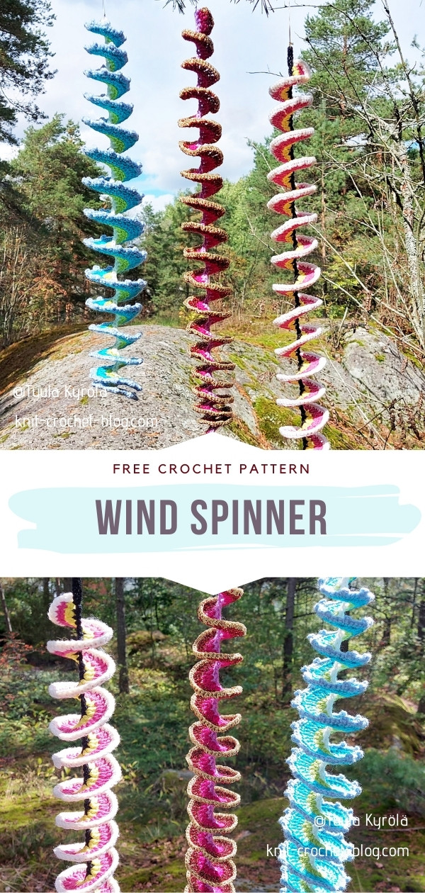 Crochet Wind Spinner - Crazy Cool Crochet