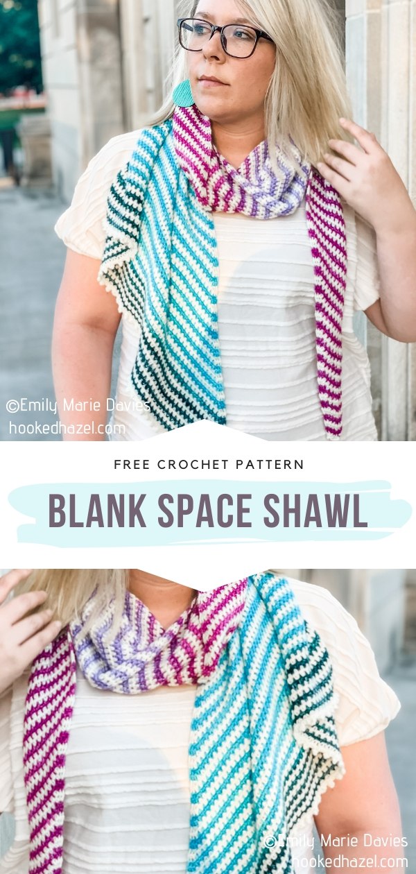 Striped Crochet Shawl