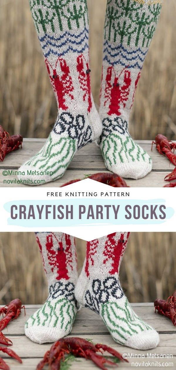 Patterned Knit Socks