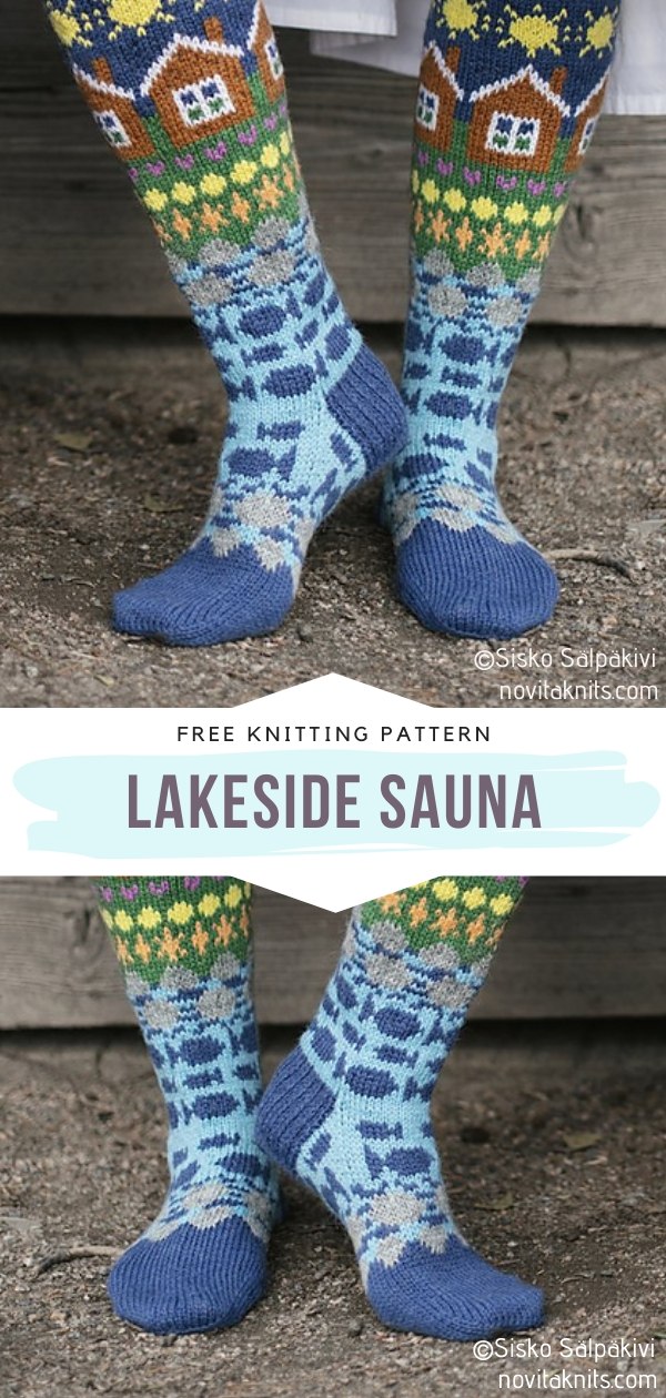 Patterned Knit Socks