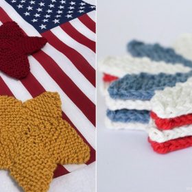 Patriotic Coasters Free Knitting Patterns