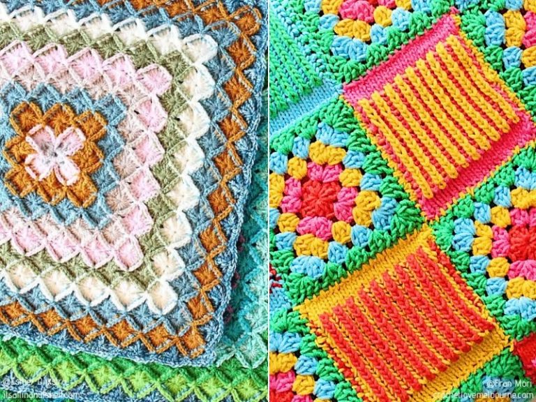 Splash of Color Blanket Squares