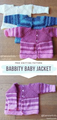 Colorful Classic Baby Cardis - Free Knitting Patterns