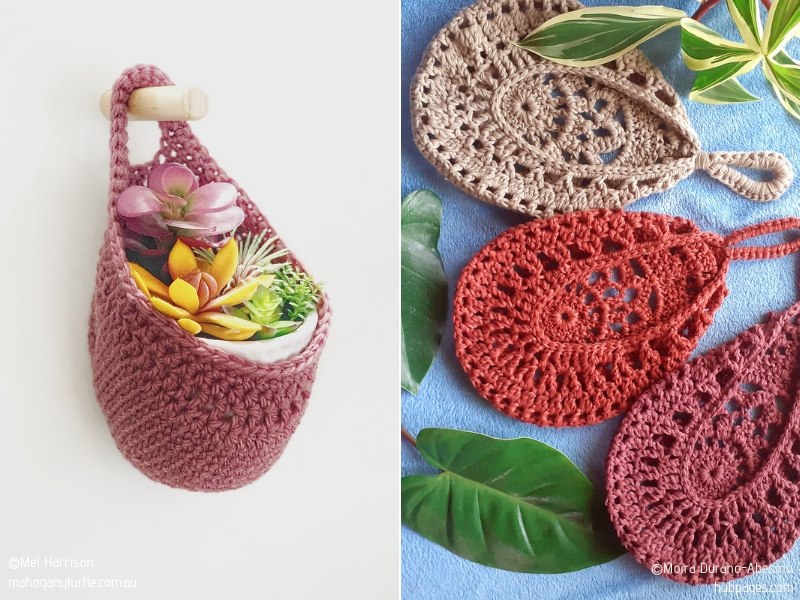 Decorative Hanging Baskets Free Crochet Patterns