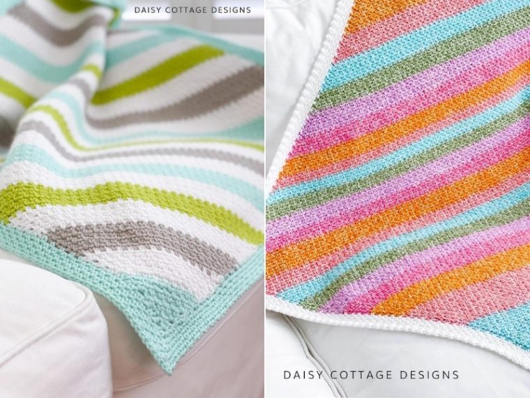 Moss Stitch Baby Blanket Free Crochet Patterns