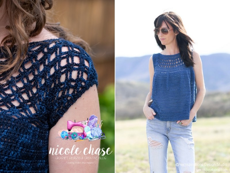 Ocean Blue Summer Tops Free Crochet Patterns