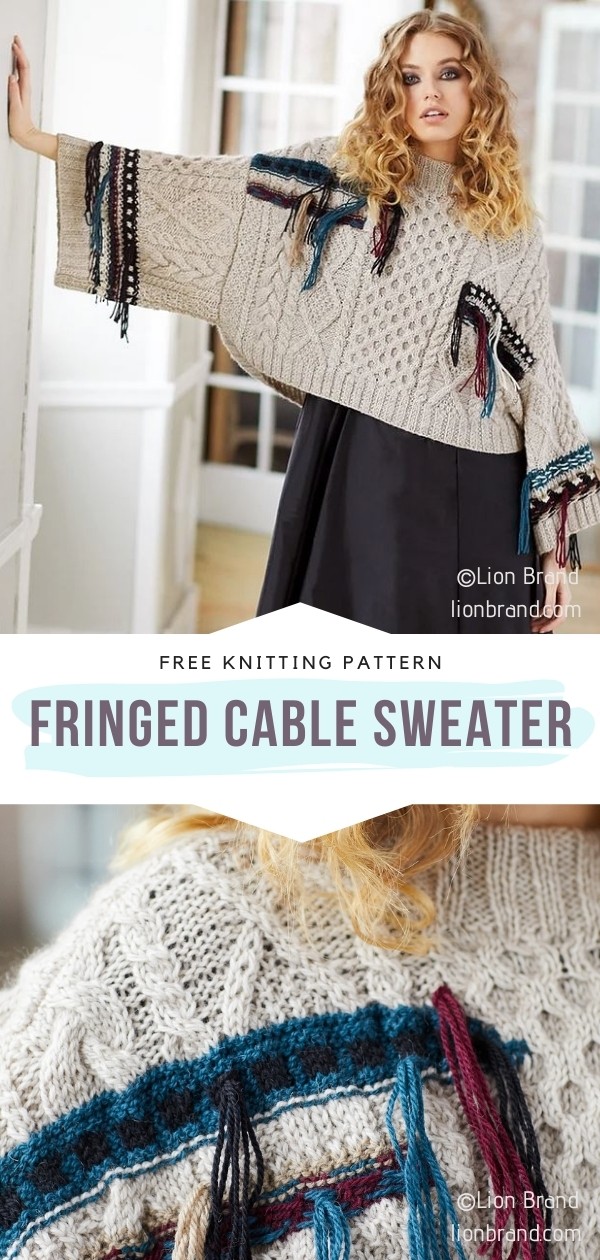 Crochet Cable Sweater