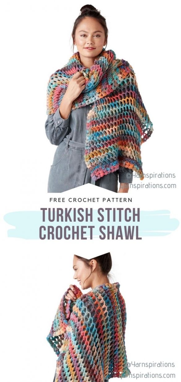 Chic and Casual Shawls with Free Crochet Patterns