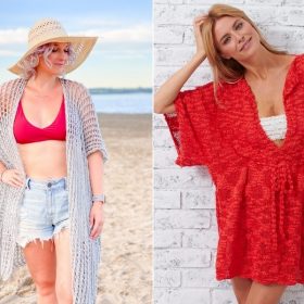 Fabulous Knitted Beach Wraps with Free Patterns
