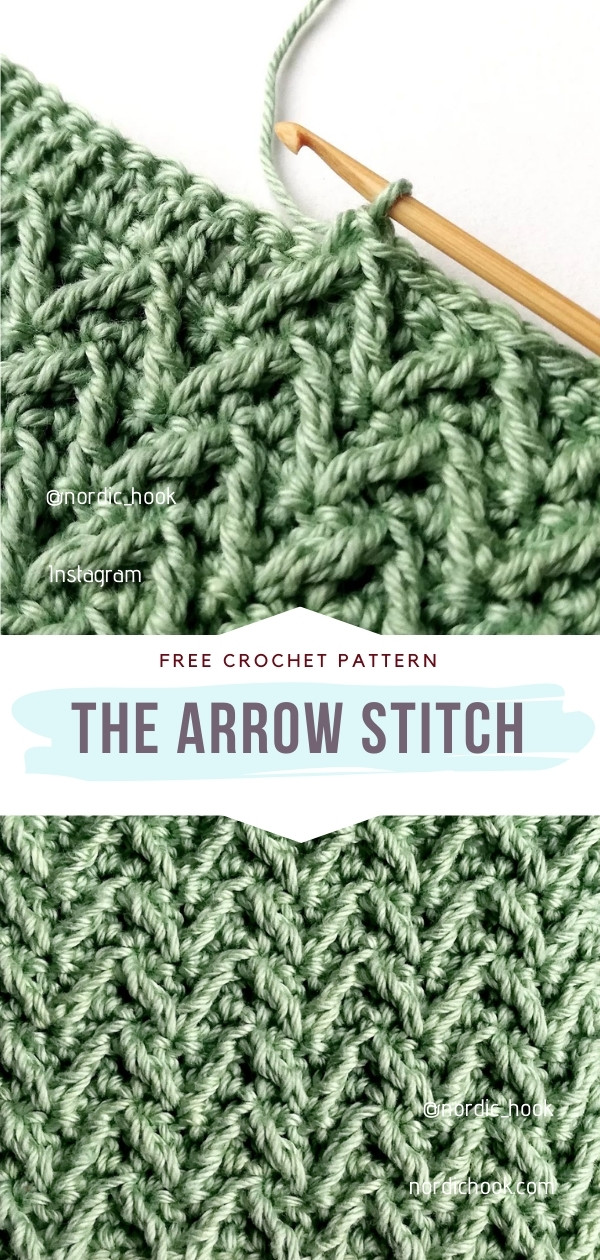 Crochet Arrow Stitch