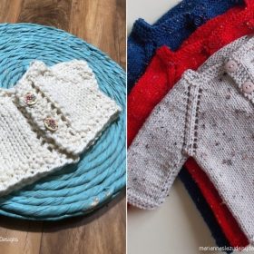 Precious Baby Cardigans with Free Knitting Patterns