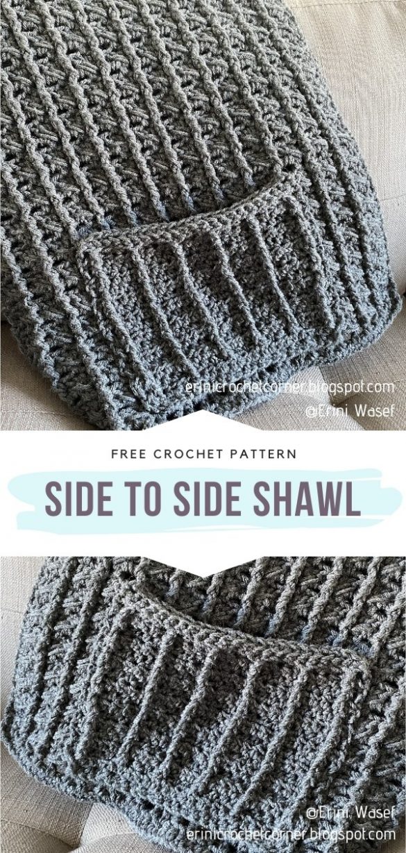 Warm and Chic Pocket Shawls - Free Crochet Patterns