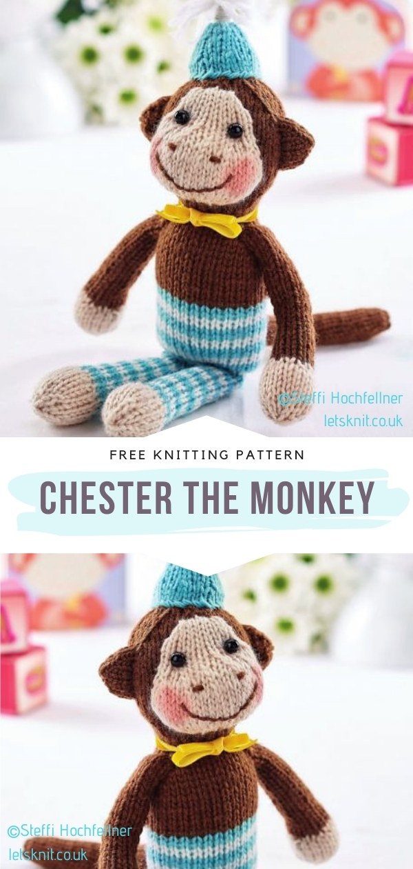 Monkey Softie Knitting Pattern