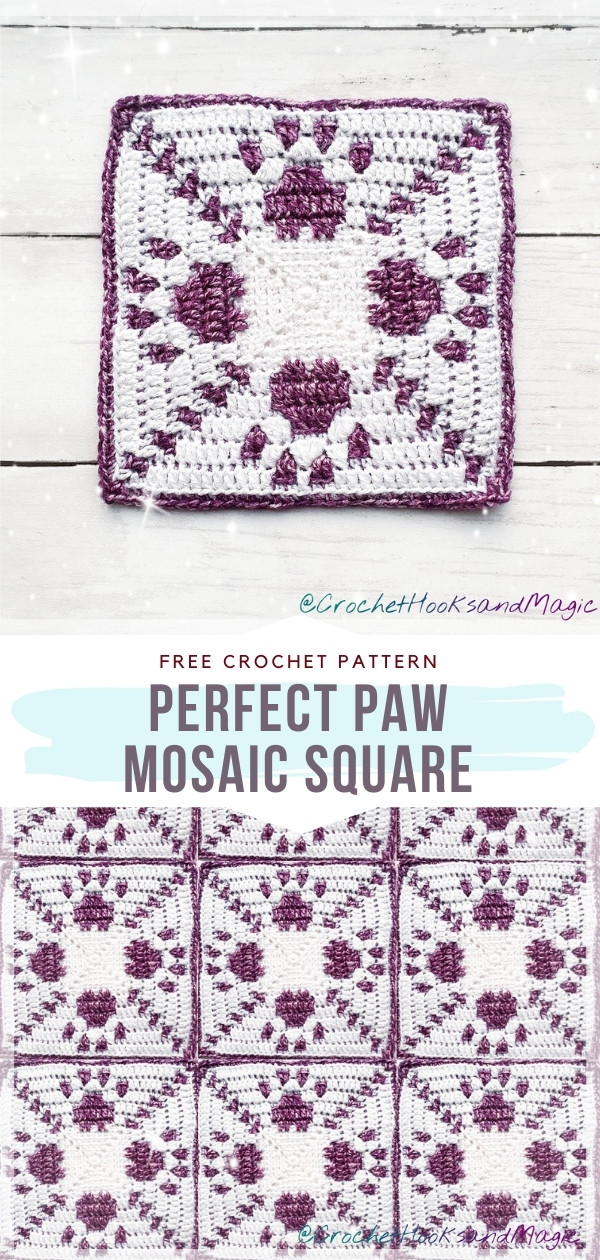 Crochet Mosaic Square