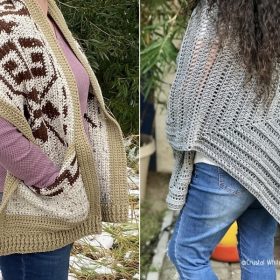 Comfy and Chic Pocket Shawls with Free Crochet Patterns