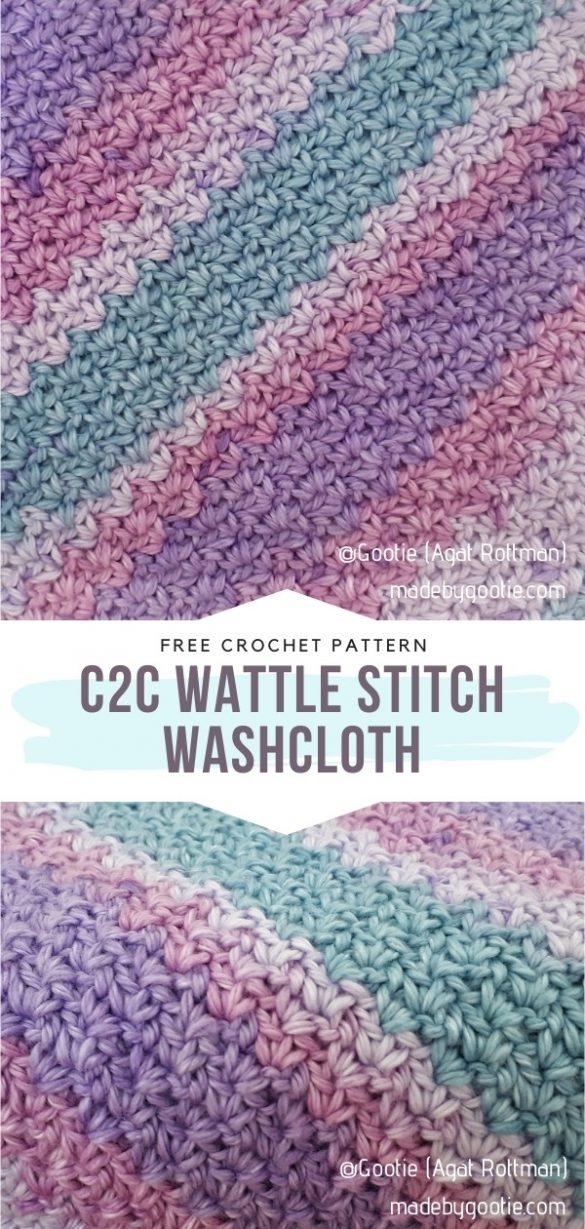 Awesome Textured Wash Cloths with Free Crochet Patterns