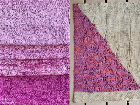 Charming and Subtle Knitted Blankets - Free Patterns