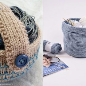 Practical Knitted Yarn Bags with Free Patterns