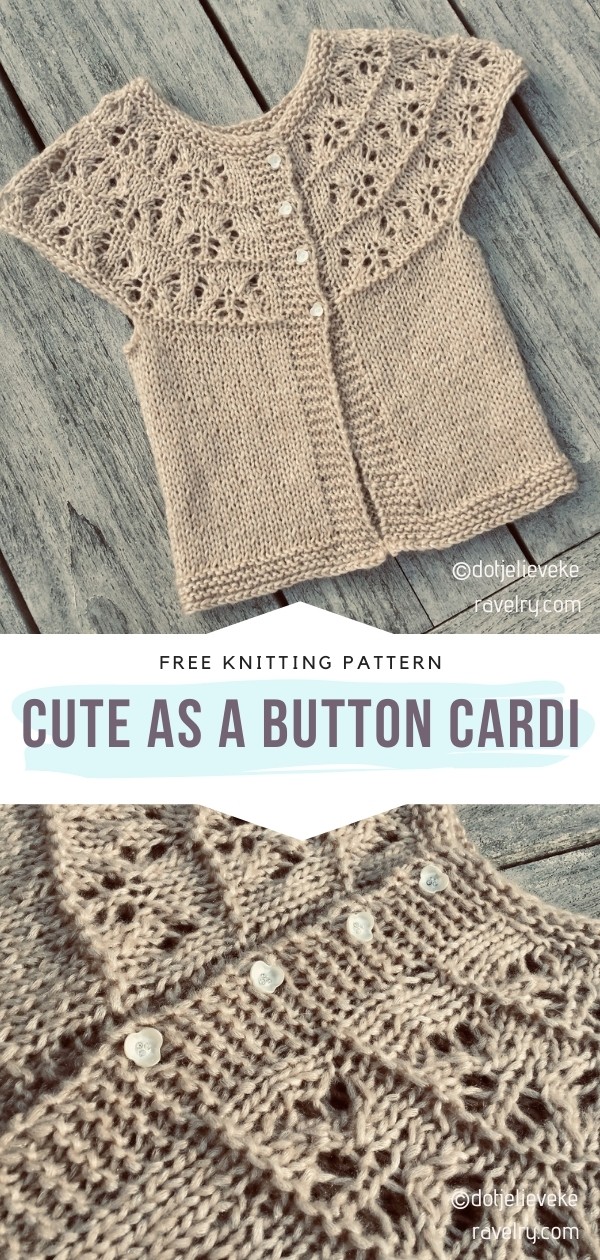 Knitted Baby Cardigan