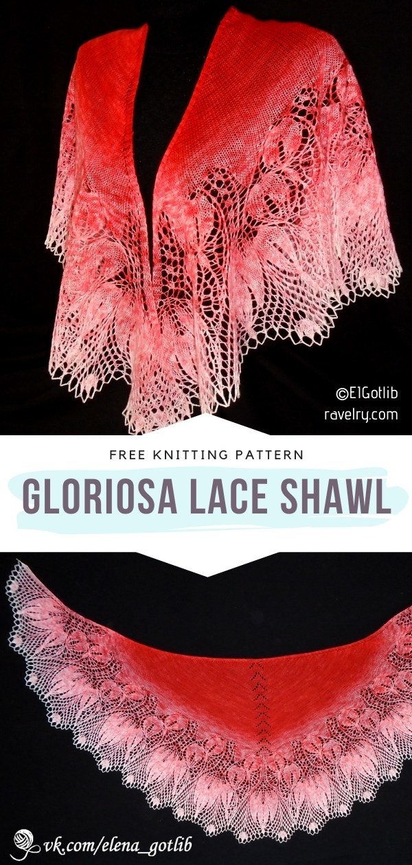 Knitted Lace Shawl