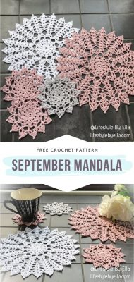 Absolutely Hypnotizing Mandalas with Free Crochet Patterns