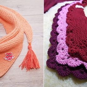 Charming Little Scarves with Free Knitting Patterns