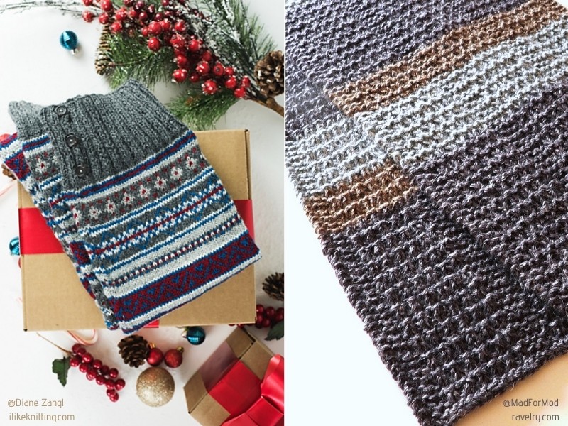 Perfect Knitted Scarves with Free Knitting Patterns