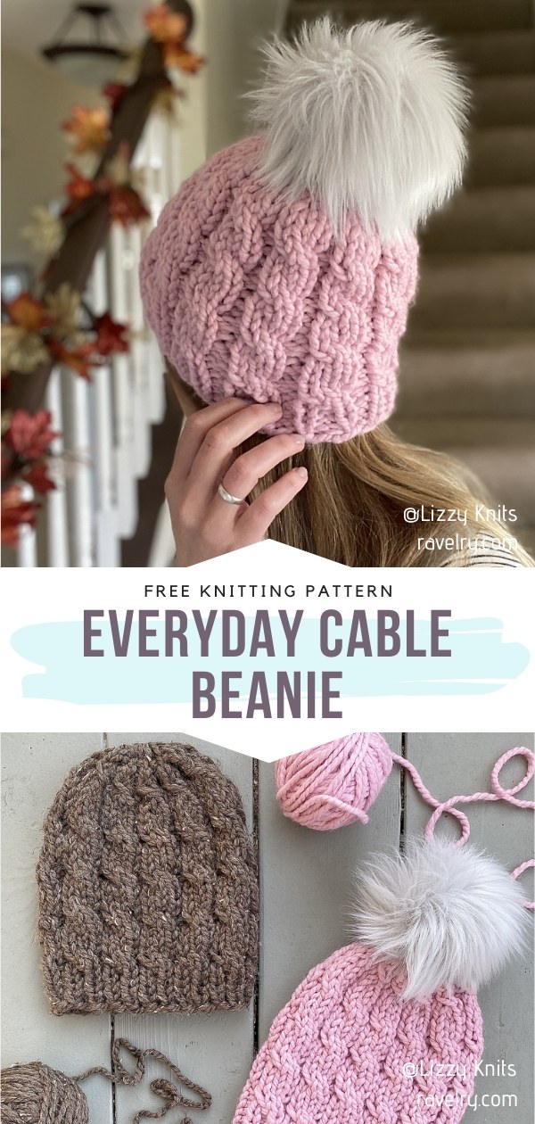 Beanie Knitting Pattern