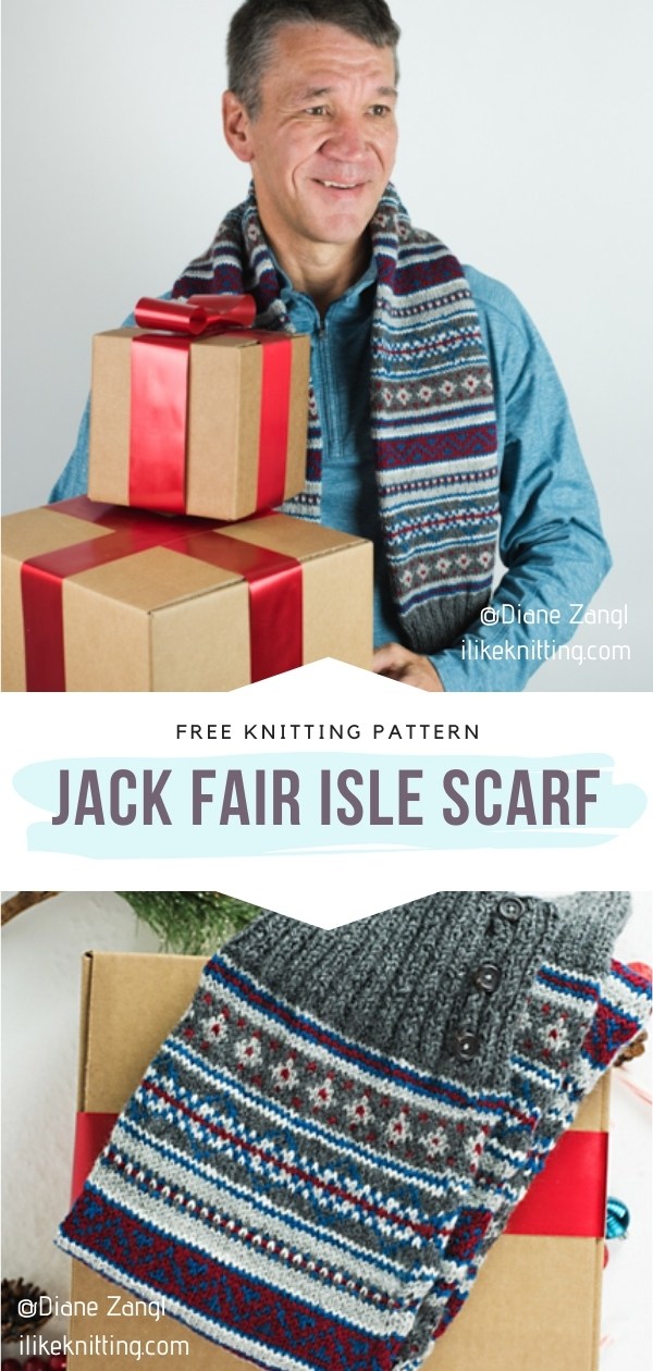 Jack Fair Isle Scarf