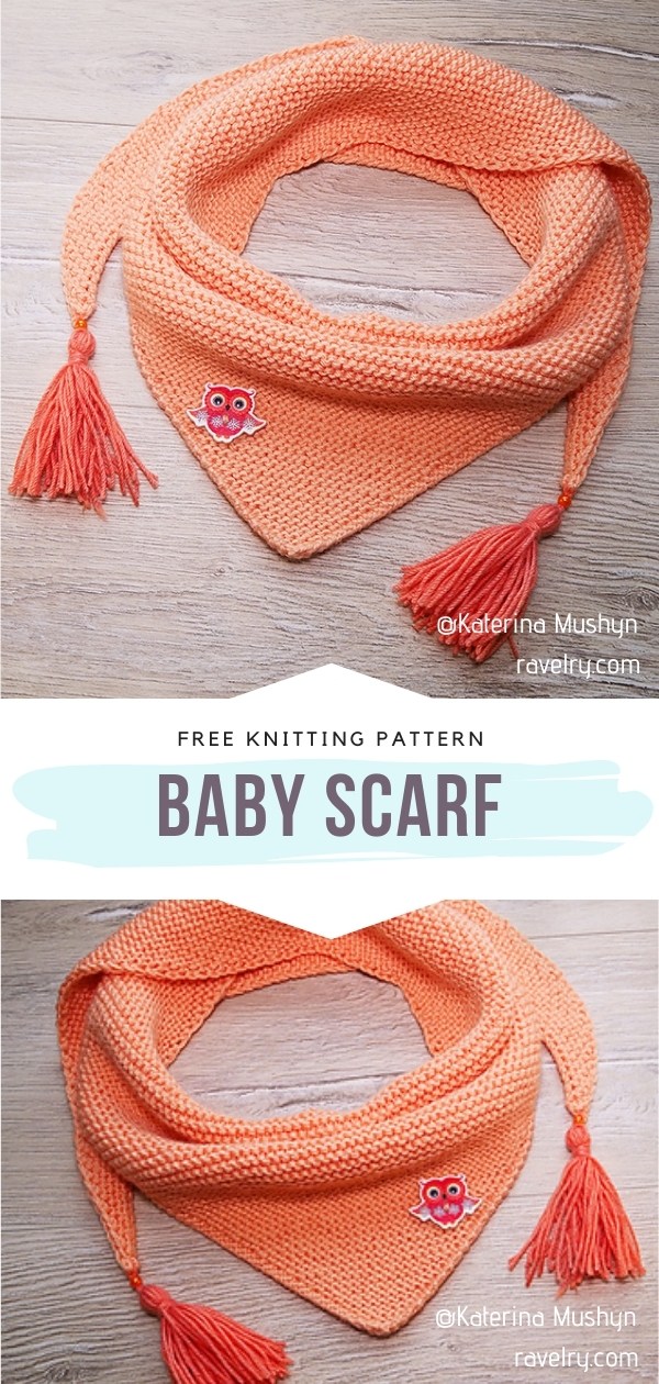 Baby Knitted Scarf