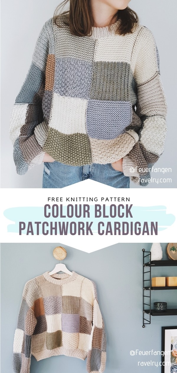 Patchwork Cardigan Knitting Pattern: A Creative Journey in Color and ...