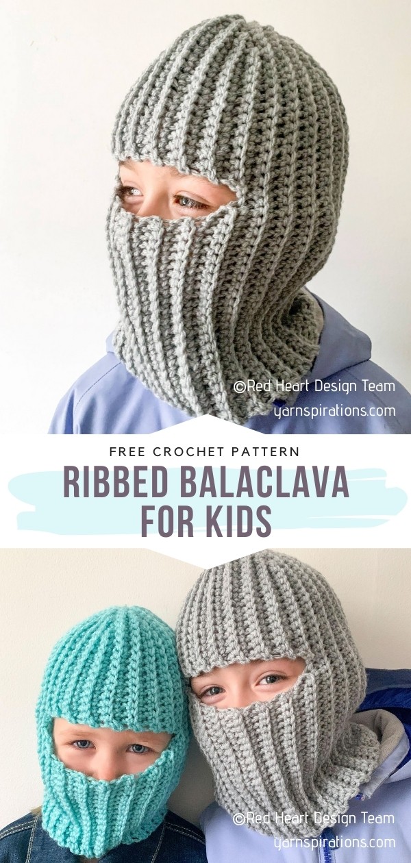 Awesome Balaclavas for Kids and Adults Free Crochet Patterns