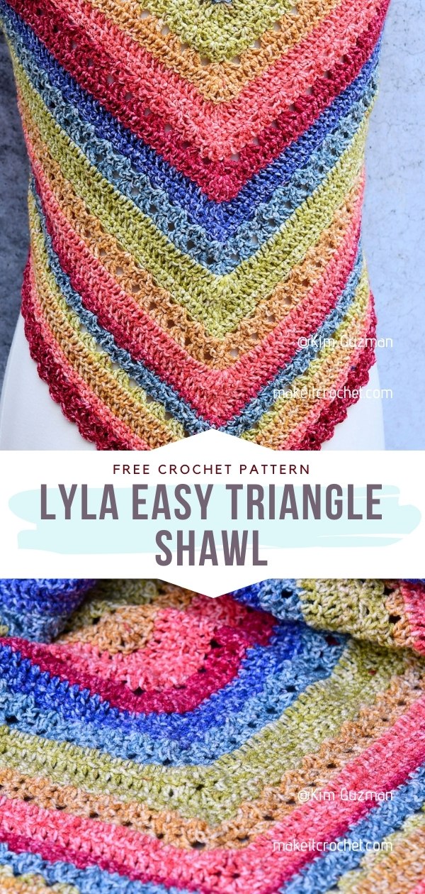 Crochet Triangle Shawl