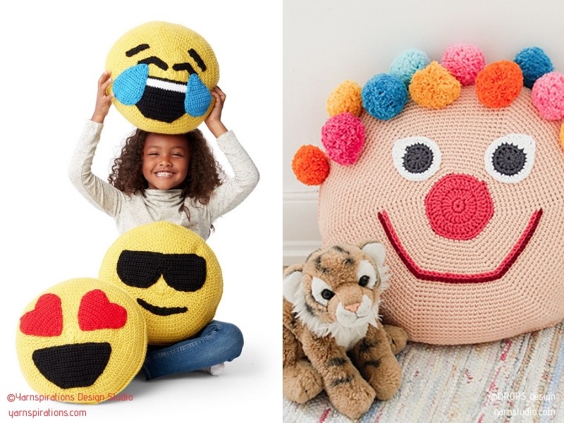 Cute Crochet Pillows for Kids
