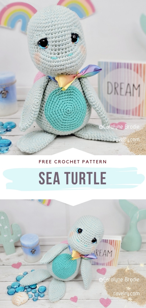 amigurumi sea turtle