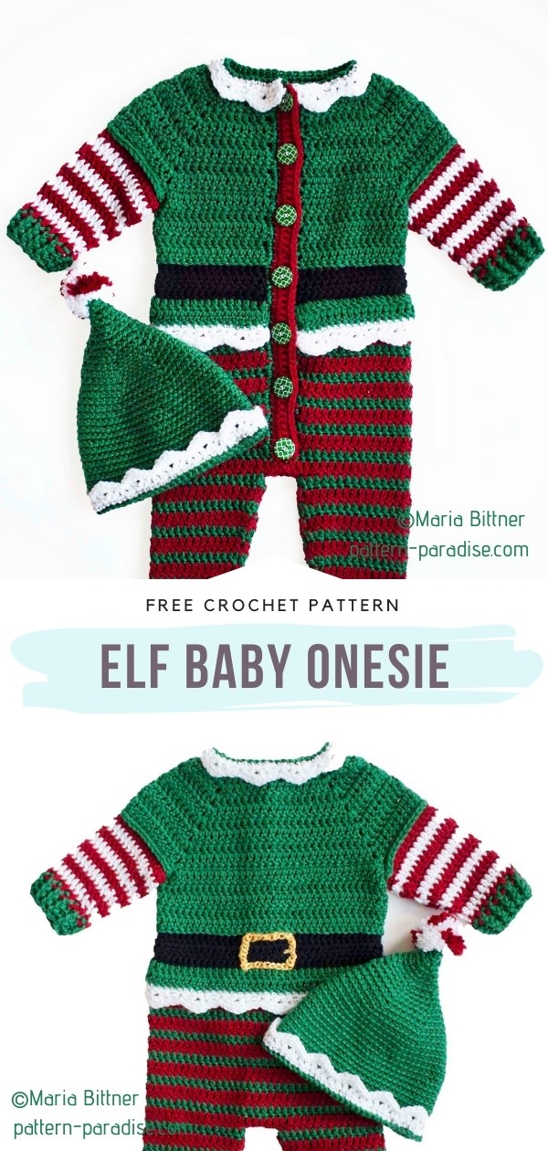 Christmas Elf Baby Onesie