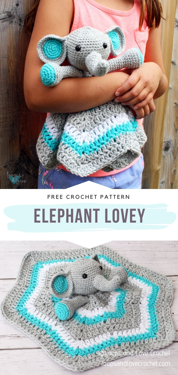 Crochet Elephant Lovey
